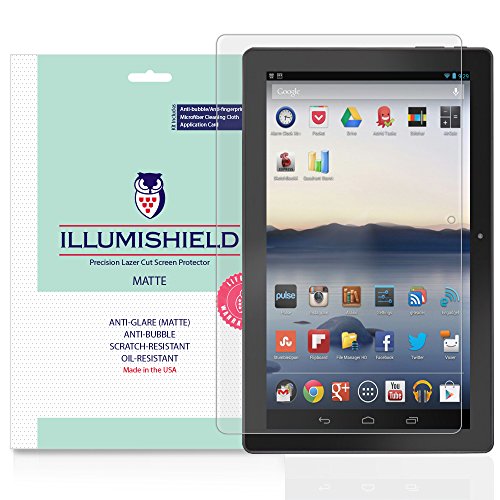iLLumiShield Matte Screen Protector Compatible with DigiLand 11.6 (2-Pack) Anti-Glare Shield Anti-Bubble and Anti-Fingerprint PET Film