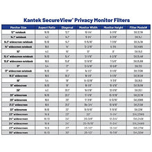 Load image into Gallery viewer, Kantek Secure-View Blackout Privacy Filter for 14.1-Inch Standard Notebooks (Measured Diagonally - 4:3 Aspect Ratio), Anti-Glare, Anti-Blue Light (SVL14.1)
