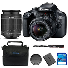 Load image into Gallery viewer, Canon EOS 3000D DSLR Camera with EF-S 18-55mm f/3.5-5.6 is II Lens + 16 GB Card + Camera Bag International Version
