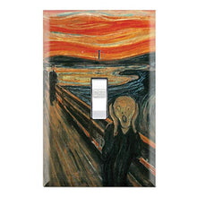 Load image into Gallery viewer, Graphics Wallplates - The Scream by Edvard Munch - Single Toggle Wall Plate Cover

