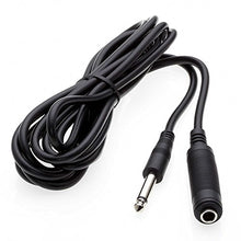 Load image into Gallery viewer, InstallerParts 10Ft 1/4&quot; Mono Male to Female Audio Extension Cable - Guitar Cable Compatible with Amplifiers, Instruments, and Microphones
