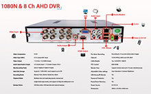 Load image into Gallery viewer, Evertech 8 Channel Video Surveillance System w/ 8ch DVR+1TB HDD and 8 Dome Security Cameras

