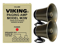Viking Loud Call Announce/Ringing and Paging Power Amplifier with One Powered Speaker