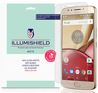 iLLumiShield Matte Screen Protector Compatible with Motorola Moto E4 Plus (4th Generation, US Version XT1775)(3-Pack) Anti-Glare Shield Anti-Bubble and Anti-Fingerprint PET Film
