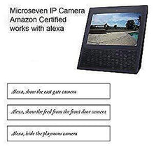 Load image into Gallery viewer, Certified Works with Alexa Microseven 5MP UltraHD PoE 2 Two-Way Talk, Built-in Amplified Mic&amp;Speaker,128GB,Outdoor IP Camera,Day&amp;Night,Human Detection,FTP,Cloud,Web, Apps,VMS, Broadcasting
