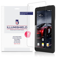 iLLumiShield Screen Protector Compatible with Digiland 7 (3-Pack) Clear HD Shield Anti-Bubble and Anti-Fingerprint PET Film
