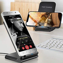 Load image into Gallery viewer, Charger for LG G7 ThinQ (Charger by BoxWave) - Wireless QuickCharge Stand, No Cord; no Problem! Charge Your Phone with Ease! for LG G7 ThinQ - Jet Black
