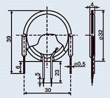 Load image into Gallery viewer, S.U.R. &amp; R Tools Piezoceramic radiators ZP-22 USSR 1 pcs
