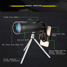 Load image into Gallery viewer, 8-24x50 Monocular Telescope, Continuous Zoom HD Retractable Portable for Outdoor Activities, Bird Watching, Hiking, Camping.
