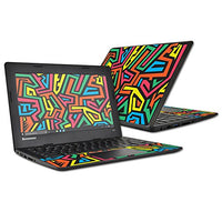 MightySkins Skin Compatible with Lenovo 100s Chromebook wrap Cover Sticker Skins Hyper