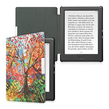 Load image into Gallery viewer, kwmobile Case Compatible with Kobo Glo HD/Touch 2.0 - Book Style PU Leather e-Reader Cover - Autumn Tree Multicolor/Orange/Red
