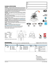 Load image into Gallery viewer, Lithonia Lighting 4G1MB LED 30K 90CRI M6 LED Recessed Higher Lumen Version Downlight, 8 watts, 4 inch, Matte Black
