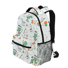 Load image into Gallery viewer, TropicalLife Cute Dinosaur Backpacks Bookbag Shoulder Backpack Hiking Travel Daypack Casual Bags
