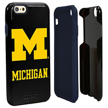 Load image into Gallery viewer, Guard Dog Collegiate Hybrid Case for iPhone 6 / 6s  Michigan Wolverines  Black
