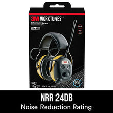 Load image into Gallery viewer, 3M WorkTunes Hearing Protector with AM/FM Radio, NRR 24 dB
