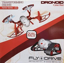 Load image into Gallery viewer, Dronoid Cyber Red Transforming Drone
