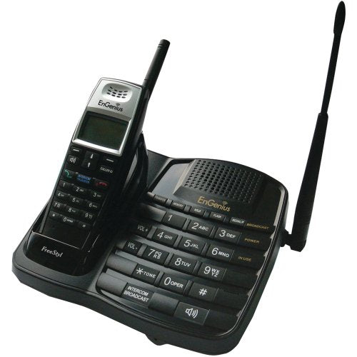 ENGENIUS FreeStyl1 Commercial/Estate Cordless Phone System with 2-Way Radio