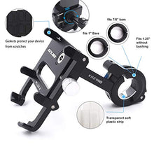 Load image into Gallery viewer, GUB Bicycle &amp; Motorcycle Phone Mount, Aluminum Bike Phone Holder Mount with 360 Rotation for iPhone 11 12 Pro Max Mini X XR Xs 8 Plus, Samsung S20 S10 Note20/10/9/8 4-7 Inch - Upgraded
