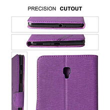 Load image into Gallery viewer, Dteck Galaxy Tab A Case 8.0 (2017 Release), SM-T380/T385 Case, Slim Lightweight Wallet Leather Fold Stand Folio Cute Buttefly Cover with Stylus Pen for Samsung Galaxy Tab A 8 Inch 2017 Model, Purple

