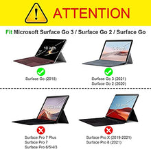 Load image into Gallery viewer, COO Keyboard Case for Surface Go 3 (2021)/ Surface Go 2 2020 / Surface Go 2018, 7-Color Backlit Wireless Detachable Keyboard with Slim Cover for Microsoft Surface Go 3 10.5 inch
