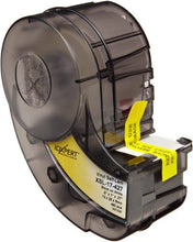 Load image into Gallery viewer, Brady XSL-17-427 Idxpert 1&quot; Height, 0.5&quot; Width, B-427 Self-Laminating Vinyl, Black On White And Translucent Color Label (450 Per Cartridge)
