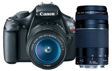Load image into Gallery viewer, Canon EOS Rebel T3 12.2 MP CMOS Digital SLR with 18-55mm IS II Lens + Canon EF 75-300mm f/4-5.6 III Telephoto Zoom Lens (Discontinued by Manufacturer)
