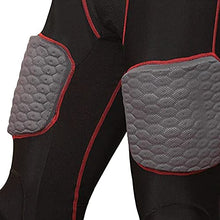 Load image into Gallery viewer, TAG TIG7A Adult 7-Piece Integrated Girdle - Extended Length Football Girdle for Knee Protection - Built-in Pads on Tailbone, Thighs, and Hips - Lightweight, Moisture-Wicking Fabric - Small
