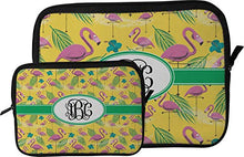 Load image into Gallery viewer, Pink Flamingo Tablet Case/Sleeve - Large (Personalized)
