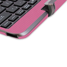 Load image into Gallery viewer, Skinomi Pink Carbon Fiber Full Body Skin Compatible with Asus Transformer Book T100HA (Keyboard Only)(Full Coverage) TechSkin Anti-Bubble Film
