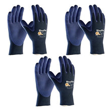 Load image into Gallery viewer, Elite MaxiFlex 34-274 Ultra Light Weight Glove with Nitrile Coated Grip on Palm and Fingers, (Sizes S-XL), Small, 3 Piece
