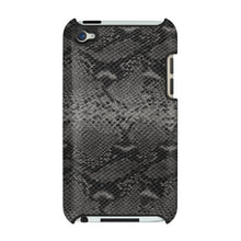 Load image into Gallery viewer, Mecasy XtremeMac Microshield Style iPod 4th Touch 4 Snakeskin Style Case Black USA
