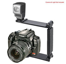 Load image into Gallery viewer, Aluminum Mini Folding Bracket for Canon EOS Rebel T6i (Accommodates Microphones Or Flashes)
