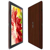 Skinomi Dark Wood Full Body Skin Compatible with Asus Zenpad 10 (Full Coverage) TechSkin with Anti-Bubble Clear Film Screen Protector