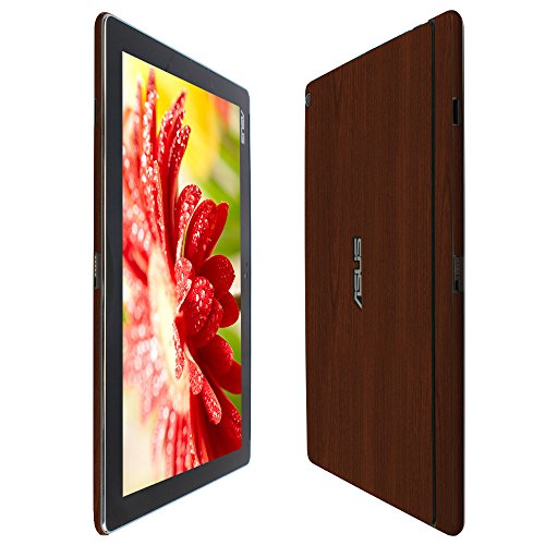 Skinomi Dark Wood Full Body Skin Compatible with Asus Zenpad 10 (Full Coverage) TechSkin with Anti-Bubble Clear Film Screen Protector