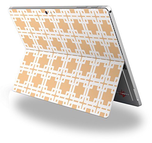 Boxed Peach - Decal Style Vinyl Skin fits Microsoft Surface Pro 4 (SURFACE NOT INCLUDED)