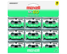 Load image into Gallery viewer, Maxell MC-60 UR Microcassettes (Pack of 9)
