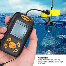 Load image into Gallery viewer, VGEBY Fishing Finder, Fishing Alarm Echo Sonar Transducer Fish Sensor Fishing Tackle Accessory Fishing Wheels and Fishing Maintenance Tools
