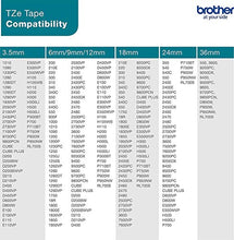 Load image into Gallery viewer, Brother TZe-241 3/4in Labeling Tape (26.2ft, Black on White)
