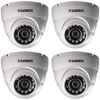 LOREX LEV1522PK4B LEV1522B Super HD Dome Security Cameras for Lorex(R) HD DVR 4pk