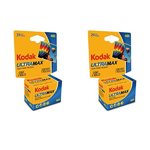 Kodak Ultramax 400 Color Negative Film (ISO 400) 35mm 24-Exposures - 2 Pack