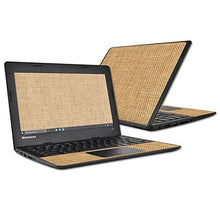 Load image into Gallery viewer, MightySkins Skin Compatible with Lenovo 100s Chromebook wrap Cover Sticker Skins Wood Weave
