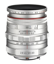 Load image into Gallery viewer, Pentax HD DA 20-40mm F2.8 - 4 Limited DC WR Wide Zoom Lens for Q Mount - Black
