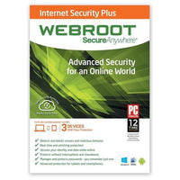 WEBROOT SecureAnywhere Internet Security Plus 2014 (3 Devices / 1 Year) Advanced Security Software for PC, Mac and Mobile (Android and iOS Devices