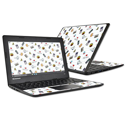 MightySkins Skin Compatible with Lenovo 100s Chromebook wrap Cover Sticker Skins Love The 90s