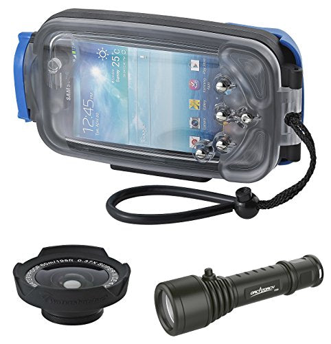 Watershot Galaxy S3 Underwater Waterproof Housing with Wide Angle-Lens and 70...