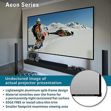 Load image into Gallery viewer, Elite Screens Aeon Series, 135-inch 16:9, 8K / 4K Ultra HD Home Theater Fixed Frame EDGE FREE Borderless Projector Screen, CineGrey Matte Grey Front Projection Screen, AR135H2, white
