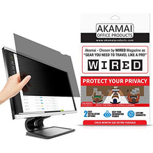 Load image into Gallery viewer, 22&quot; Akamai Computer Privacy Screen (16:10) - Black Security Shield - Desktop Monitor Protector - UV &amp; Blue Light Filter (22.0 inch Diagonally Measured, Black)
