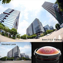 Load image into Gallery viewer, Voking 8mm f3.5 Ultra Wide Angle Manual Focus Rectangle Fisheye Lens Compatible with Fujifilm X Mount Camera X-Pro2 X-E3 X-T1 X-T2 X-T3 X-T4 X-T10 X-T20 X-A2 X-E2 X-T100 X-E1 X-M1 X-A1 X-T200 XPro1
