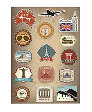 Load image into Gallery viewer, Classic Water Proof Vintage Landmark Sticker Decals Vinyls for Laptop/Luggage
