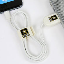 Load image into Gallery viewer, U.S. Army Micro USB Cable with QuikClip - White
